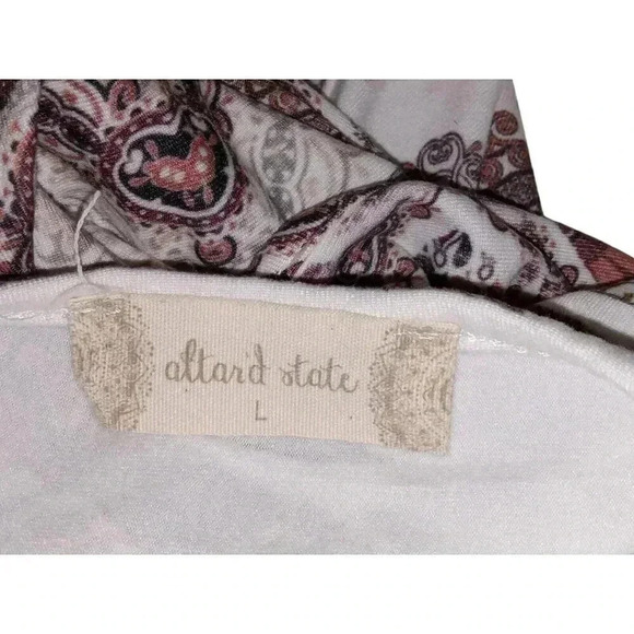 Altar'd State Women's  Multicolor Keyhole V Neck Sleeveless Dress  Sz Large - Picture 9 of 9